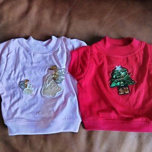 Set of Two Pet Puppy/Small dog T-Shirts Size S